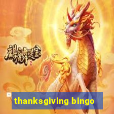 thanksgiving bingo